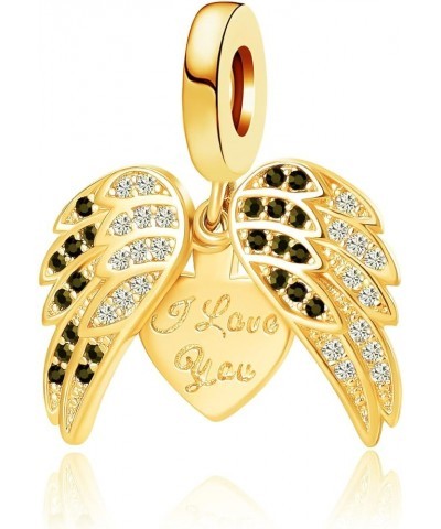 Guidance Angel Wing Cross Charm Cubic Zirconia Bead for Pandora Bracelet Guardian Angel $8.39 Bracelets