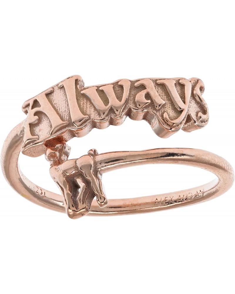 Harry Potter Always Ring Rose Gold One Size $26.40 Rings