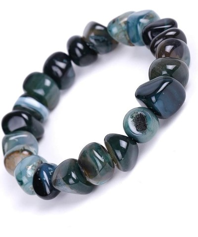 Natural Gemstone Crystal Irregular Bead Bracelet for Men Women Semi Precious Healing Gem Yoga Bracelets Set F $7.83 Bracelets