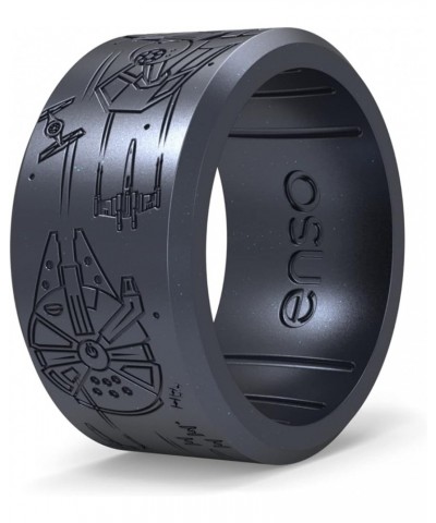 Star Wars Marquee Silicone Rings, Wide Ring Collection, Comfortable and Flexible Design Trench Run 11 $28.59 Rings