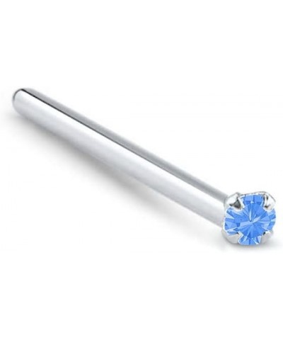 925 Sterling Silver Straight Nose Stud Ring Choose Your Color Tiny Micro 1mm 22G Periwinkle $8.31 Body Jewelry