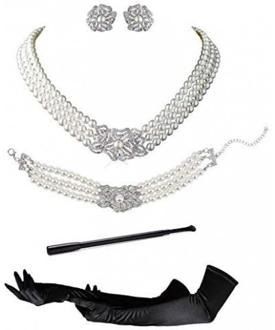 Audrey Hepburn Holly Golightly Breakfast at Tiffanys Costume Accessory Necklace Gloves Holder C $18.23 Jewelry Sets