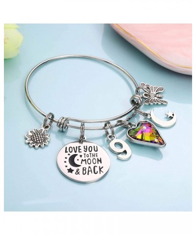 Birthday Gifts for Women Girls Bracelet, Birthday Charm Bracelets 10th 20th 30th 40th 50th 60th 70th 80th 90th Birthday Gift ...