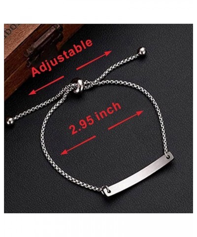 Women Bracelets for Women, Stainless Steel Inspiration Motivational Jewelry Gifts for Girl enjoy the journey $10.63 Bracelets