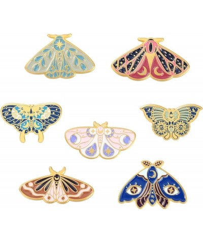 Cute Enamel Pin Set Lapel Pins Brooches Cartoon Brooch Badge Pins for Clothes Bags Backpack for Women Butterfly Set $8.25 Bro...