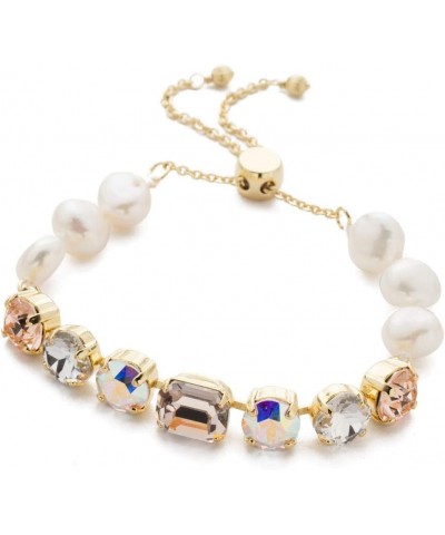 Sorrelli Cadenza Slider Bracelet Silky Clouds Bright Gold-Tone $39.94 Bracelets