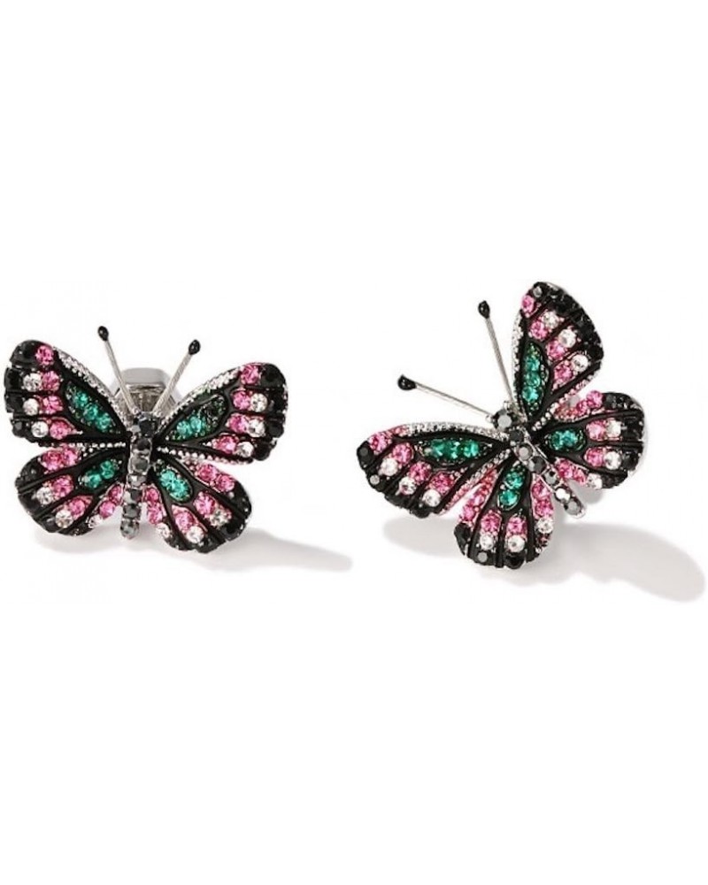 sparkling luxury butterfly designer rhinestone earrings for women $15.68 Earrings