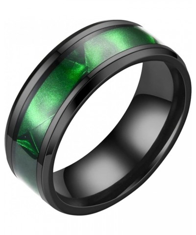 Mens Women Wedding Rings Fashion Jewelry Engagement Rings Opal Sapphire Bridal Band Promise Rings (White, 10) Green-a 9 $5.93...