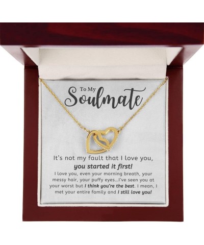 To My Soulmate Necklace for Women, Soulmate Gifts, Soulmate Jewelry, Ziella To My Soulmate, Soulmate Gifts for Her, Soulmate ...