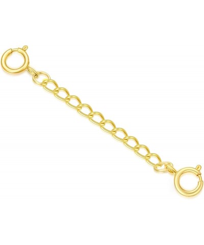 10k 14k Real Gold 1"/1.5"/2"/2.5"/3"/4"/5" Necklace Extender, Necklace Bracelet Extender Chain, Durable Gold Extender Chain, ...