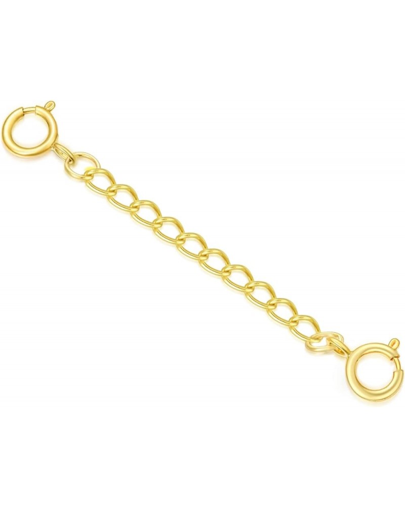 10k 14k Real Gold 1"/1.5"/2"/2.5"/3"/4"/5" Necklace Extender, Necklace Bracelet Extender Chain, Durable Gold Extender Chain, ...