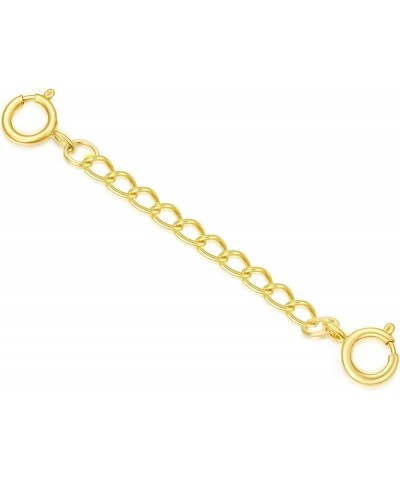 10k 14k Real Gold 1"/1.5"/2"/2.5"/3"/4"/5" Necklace Extender, Necklace Bracelet Extender Chain, Durable Gold Extender Chain, ...