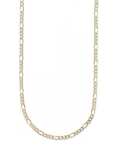 14K Yellow Gold 2.3mm Figaro Link Chain Necklace- Made In Italy- (Size 16" - 30") 20 $64.37 Others