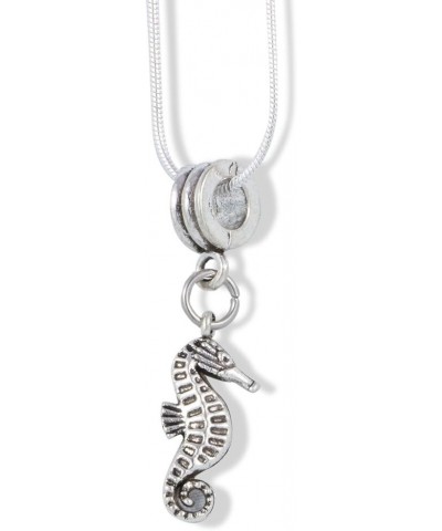 EPJ Sea Horse Charm Snake Chain Necklace $14.02 Necklaces