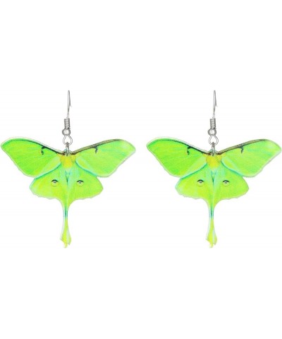 Statement Monarch Butterfly Earrings, Bright Colored Big Butterfly Wing Dangle Earrings for Women Girls Jewelry Green $5.30 E...