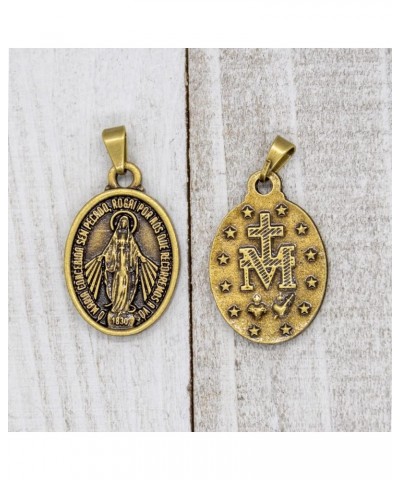 Small Miraculous Medal | Our Lady of Grace | Great Catholic Gift for First Communion and Confirmation | Add Pendant to a Chai...