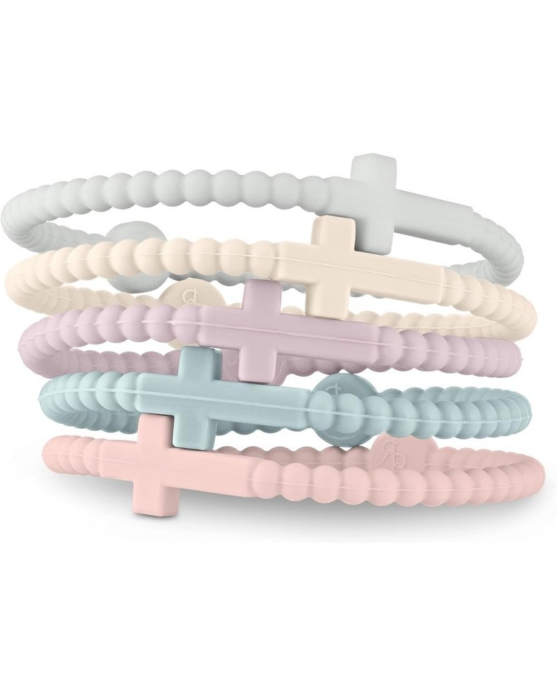 Jesus Bracelets - Cross Silicone Bracelet Dreamy Small $14.40 Bracelets