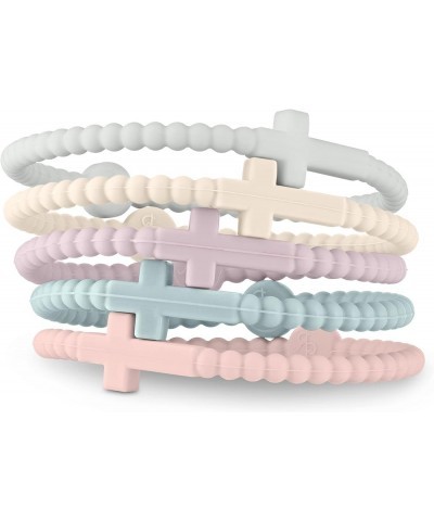 Jesus Bracelets - Cross Silicone Bracelet Dreamy Small $14.40 Bracelets