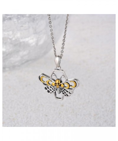 Evil Eye Necklaces 925 Sterling Silver Bat Sun and Moon Sacred Beetle Necklace for Women Cubic Zirconia Necklace 5 Necklace $...