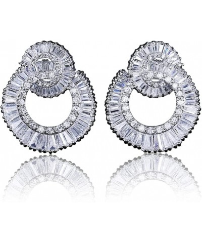 Celebrity Design Women Elegant Statement Rhinestone Jewelry Dangle Drop Earrings Studs $14.99 Earrings