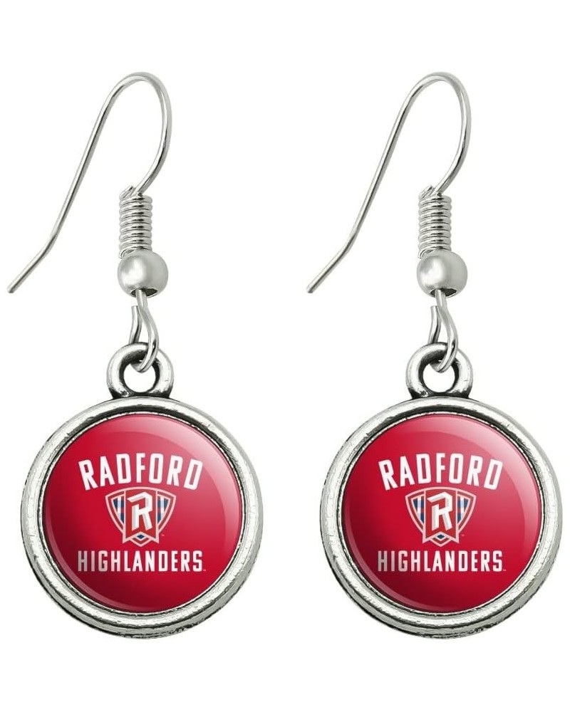 Radford University Highlanders Logo Novelty Dangling Drop Charm Earrings $8.99 Earrings