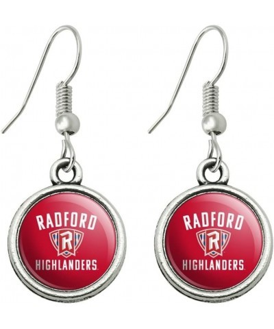 Radford University Highlanders Logo Novelty Dangling Drop Charm Earrings $8.99 Earrings