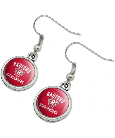 Radford University Highlanders Logo Novelty Dangling Drop Charm Earrings $8.99 Earrings