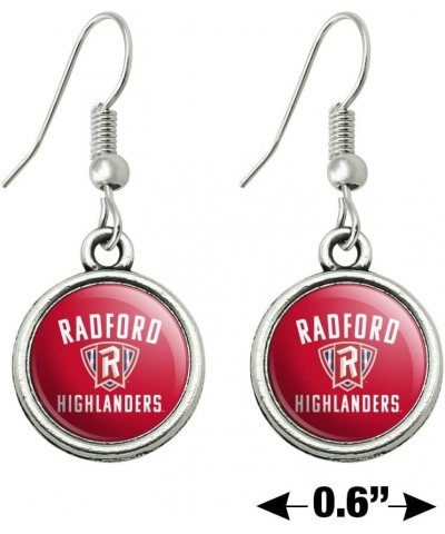 Radford University Highlanders Logo Novelty Dangling Drop Charm Earrings $8.99 Earrings