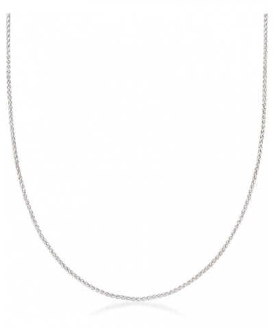 Italian 1mm Sterling Silver Adjustable Wheat-Chain Necklace $27.95 Necklaces