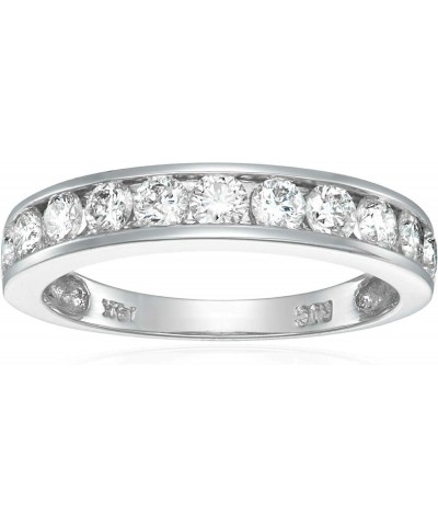 1 cttw to 2 cttw White Diamond Wedding Band for Women 14K Gold Channel Set, Size 4.5-10 10 1 CTTW White $579.99 Others