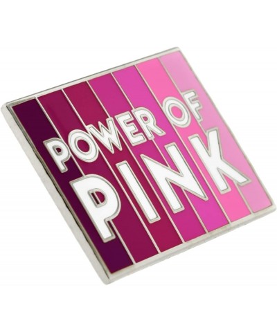 Breast Cancer Awareness Enamel Lapel Pin 1 Piece Power of Pink $71.55 Brooches & Pins