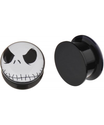 IPINK-Evil Jack Skellington - The Nightmare Before Christmas Ear Plugs - Acrylic Screw-On - New - 6 Sizes - New *Pair* Pair o...