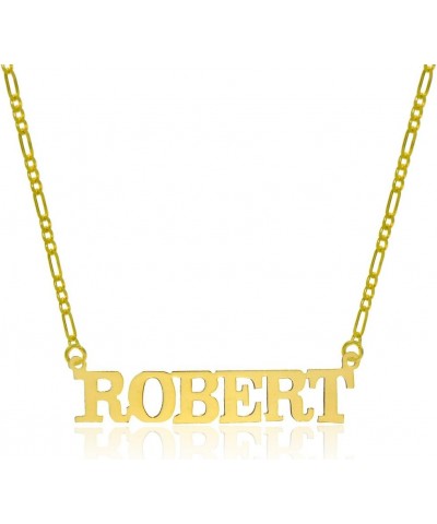 14K Yellow Gold Personalized Name Necklace - Style 10 - Custom Made Any Name 18.0 Inches $104.92 Necklaces