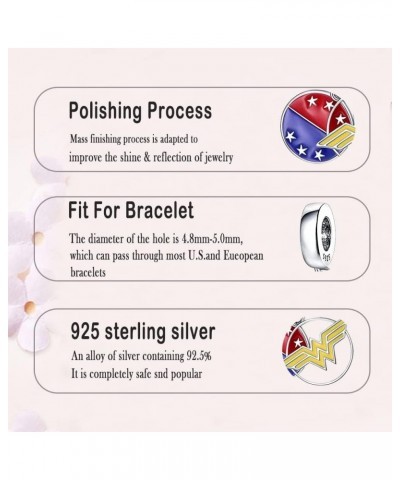 925 Sterling Silver Charms for Bracelets fit Woman Girl Bracelets and Necklaces (With one Spacer Beads) O-Love Emblem Charm $...