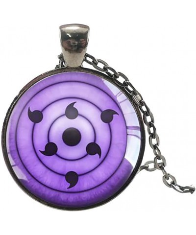 Ninja Clan Eye Pattern Pendant Chain Necklace - Black (5) $8.37 Necklaces