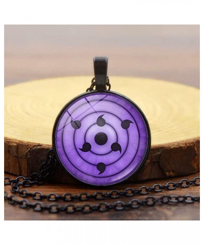 Ninja Clan Eye Pattern Pendant Chain Necklace - Black (5) $8.37 Necklaces