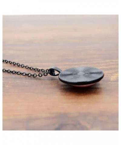 Ninja Clan Eye Pattern Pendant Chain Necklace - Black (5) $8.37 Necklaces