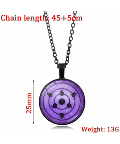 Ninja Clan Eye Pattern Pendant Chain Necklace - Black (5) $8.37 Necklaces