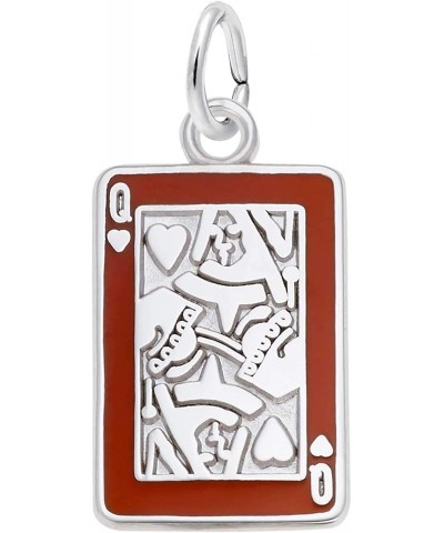 Queen of Hearts Charm, Sterling Silver $18.40 Bracelets