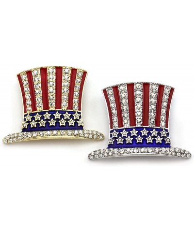 US Ballot American USA Flag Star Brooch Pin 4th of July Veterans' Day Gift Charm Hat Set $9.87 Brooches & Pins