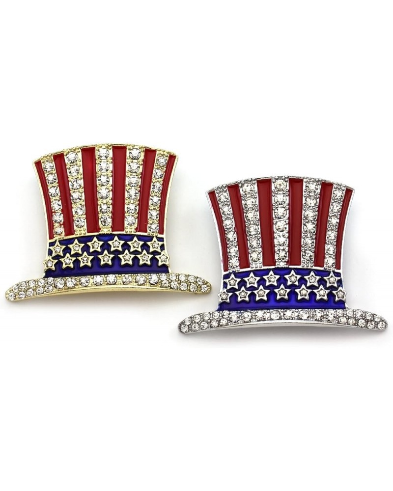 US Ballot American USA Flag Star Brooch Pin 4th of July Veterans' Day Gift Charm Hat Set $9.87 Brooches & Pins