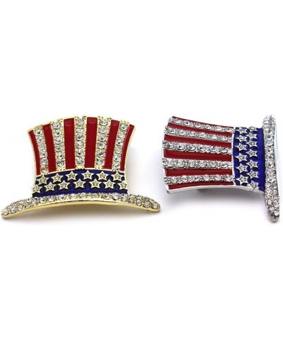 US Ballot American USA Flag Star Brooch Pin 4th of July Veterans' Day Gift Charm Hat Set $9.87 Brooches & Pins