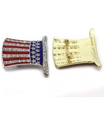 US Ballot American USA Flag Star Brooch Pin 4th of July Veterans' Day Gift Charm Hat Set $9.87 Brooches & Pins