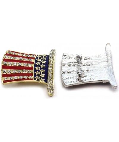 US Ballot American USA Flag Star Brooch Pin 4th of July Veterans' Day Gift Charm Hat Set $9.87 Brooches & Pins